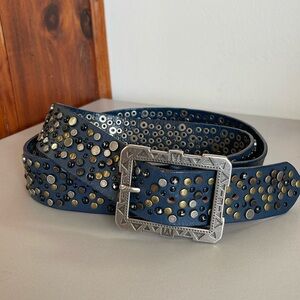 Millionair Belt Size 46 (Navy with studs)